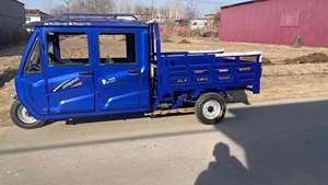 ガソリンエンジン搭載の三輪バイク（カーポート付き）、貨物と乗客を運べる - Product Image 4