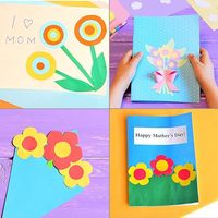 Ensemble de 6 poinçons à papier pour loisirs créatifs de 2,2 pouces, en forme de cœur, cercle, étoile, fleur, carré, cercle ondulé, pour projets d'artisanat et de bricolage