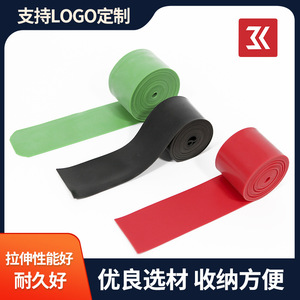 Bande de résistance pour le flux sanguin, 208cm x 5cm, noir, rouge, vert, tensionneur élastique pour l'entraînement de réadaptation physique - Product Image 5