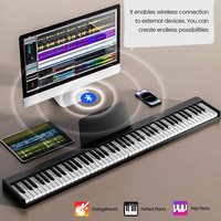 KERID Hot Selling Folding Piano 88 Key Music Instrument Electronic Organ Piano Electric Folding Piano Keyboard for Sale