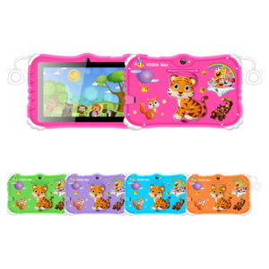 Tableta para niños Android 10 Niños 7 pulgadas 32GB Memoria Quad Core Tab 3000 MAh Wifi Tabletas Aprendizaje educativo Entretenimiento Juegos - Product Image 1