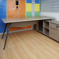 Ensemble de meubles de bureau, ensemble table et chaises de bureau, directeur général, en forme de L, patron