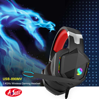 Casque de jeu filaire Aesnonic Spectre, son surround 7.1, audio haute résolution, casque supra-auriculaire avec micro pour PC, PS5, Xbox, Switch, ordinateur portable