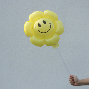 Macaron marguerite pince support <span class=keywords><strong>tige</strong></span> ballons <span class=keywords><strong>gonflable</strong></span> feuille d'air Globos enfants bébé anniversaire jouets - Product Image 4