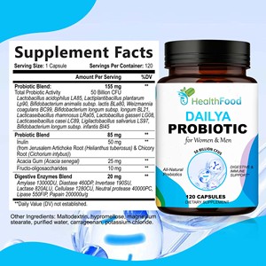 Factory Wholesales Healthcare Supplement Probiotics Capsules Contains Prebiotic <b>Blend</b> Support Overall Wellness Digestive Health - Product Image 2