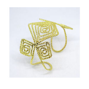 High Quality Hot Sale Bangle Gold Plated Wrapped Cuff Bracelet - Product Image 3