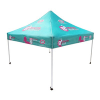 Tonnelle pliante 10x10 pour foires artisanales, tente portable avec espace table pour stands de vendeurs et marchés extérieurs
