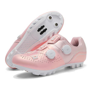 Chaussures de cyclisme respirantes en maille pour hommes et femmes, pour vélo de <span class=keywords><strong>route</strong></span> et VTT, printemps-été, vente en gros, fonction de verrouillage améliorée - Product Image 3