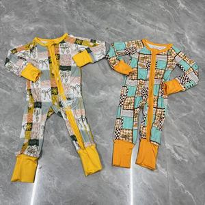 Pijamas de bambú para bebés Caja sorpresa RTS Fábrica personalizada Ropa de bebé Zippy Ropa de dormir para niños Ropa Zippy - Product Image 1