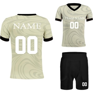 เสื้อฟุตบอลแบบกำหนดเองสำหรับผู้ชาย พิมพ์ชื่อและหมายเลขด้วยความร้อน ผ้าสแปนเด็กซ์/โพลีเอสเตอร์ 140 กรัม ชุดฝึกซ้อมทีม 3 มิติ - Product Image 5