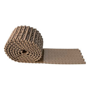 Gıda Endüstrisi Üretim Hatları Sistemleri için Dayanıklı Anti-Bakteriyel Plastik 1505 Düz Konveyör Bant - Product Image 4