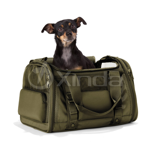 Bolsa de transporte <span class=keywords><strong>para</strong></span> <span class=keywords><strong>perros</strong></span> de viaje aprobada por la aerolínea personalizada, transportador de mascotas plegable de lados suaves - Product Image 5
