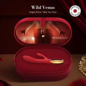 เครื่องชาร์จ USB กันน้ำ ไวเบรเตอร์แบบเสียบสองหัว กระตุ้นจุดจี ไวเบรเตอร์รูปกระต่าย - Product Image 1