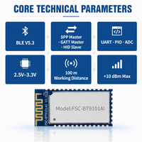 Module d'origine FSC-BT9101AI CSR8675 pour émetteur-récepteur audio 5.3 avec entrée/sortie stéréo et analogique