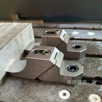 Pince de serrage latérale CNC pour fixation de pièces sur étau de travail, dispositif de serrage de précision, type « grenouille », à extrémité plate