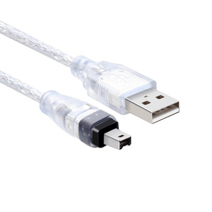 สายเคเบิลข้อมูล USB ถึง 1394 สายเชื่อมต่อไฟร์ไวร์ AM ถึง 4P สำหรับอุปกรณ์จับภาพวิดีโอกล้อง - Product Image 2