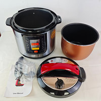 Autocuiseur Électrique Multifonction Grande Capacité en Acier Inoxydable, NOUVEAU Design Intelligent pour Cuisine Domestique, 6L 8L 10L