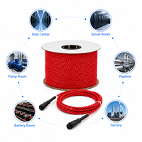 Cable Sensor de Detección de Fugas Premium, Alta Sensibilidad, Sonda Trenzada, Longitud Personalizada, Cable Detector de Agua para Monitoreo de Líquidos