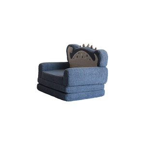 Divano Letto Convertibile 2-in-1 Moderno <span class=keywords><strong>per</strong></span> Bambini, Poltrona Regolabile Pieghevole <span class=keywords><strong>per</strong></span> Bambini e Ragazze, Divano in Peluche <span class=keywords><strong>per</strong></span> Soggiorno e Camera da Letto - Product Image 3