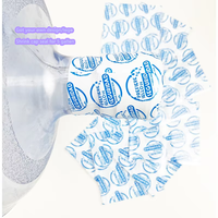 Étiquette thermorétractable personnalisée en PVC pour bouchon de bouteille de 5 gallons, anti-déversement, impression sur mesure, vente en gros