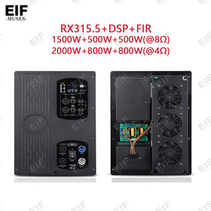 Placa Amplificadora de Audio DSP FIR Profesional RX315.5 de 3 Vías, 1500W+500W+500W@8Ω, Bajo THD<0.1%, Protección Completa, Amplificador de Potencia Activo para Altavoces - Product Image 2