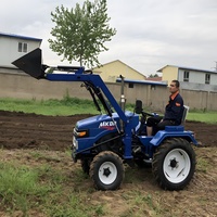 Tracteur agricole compact chinois 4x4 pas cher de 12HP, 15HP, 18HP, 20HP, 25HP pour l'agriculture, mini-tracteur de ferme