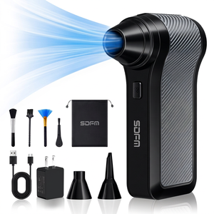 ชุดเครื่องเป่าลมพกพา SDFM X1 แบตเตอรี่ 11.1V 1100mAh ใช้งานได้นาน 2.5 ชั่วโมง สำหรับทำความสะอาดพื้นผิวหลากหลายในบ้านและอุตสาหกรรม - Product Image 1