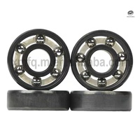 Roulements à billes à gorge profonde en acier métallique haute vitesse ILQ9 608 627 avec aiguilles d'oxydation noires pour patins à roulettes en ligne