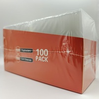 Porte-cartes rigide en PVC ultra-transparent anti-RFID sans fermeture pour cartes de collection 3x4, TCG, cartes de baseball, logo personnalisable