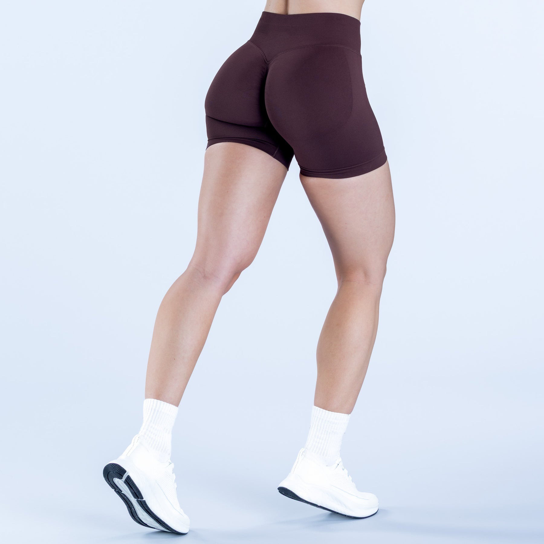 Short marron moka foncé