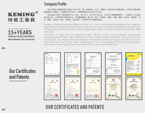 Cinta métrica de acero de grado industrial 20M Cinta de acero resistente al desgaste de alta precisión Cinta métrica retráctil larga - Product Image 5