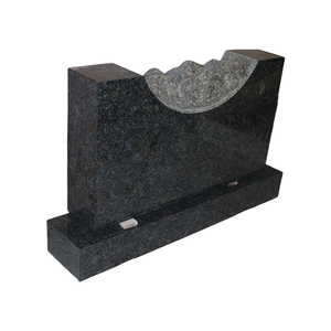 2024nuova personalizzazione pietra tombale pietra tombale pietra di granito nero lapide - Product Image 4