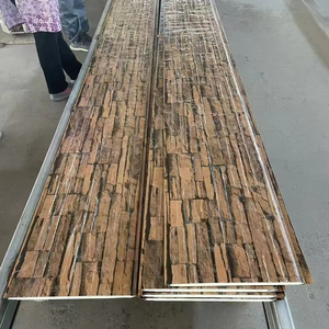 Bán hàng nóng Polyurethane PU bọt bên ngoài trang trí bánh sandwich Panel cho xây dựng EPS lõi gạch kim loại tường siding - Product Image 2