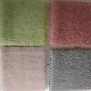 Manufacturer Wholesale Cheap Price Custom Faux Fur Fabric Multicolor For Garment