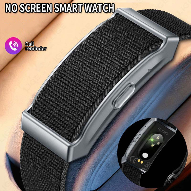 Non-Screen Smart Watch Sleep Heart Rate Blood Oxygen Screenless Bracelet Health Wristband Fitness Tracker for Women Men