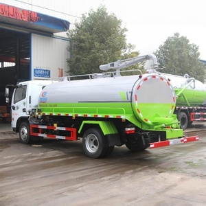 รถดูดสิ่งปฏิกูลจากโรงงานจีน ราคาถูก ยี่ห้อ Dongfeng 4X2 รถดูดส้วมแบบถังปิดผนึก ทำความสะอาดง่าย - Product Image 5