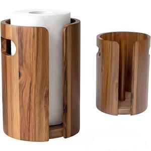 Portarotolo da Tavolo in <span class=keywords><strong>Legno</strong></span> con Manico per Soggiorno, Cucina, Sala da Pranzo e Camera da Letto - Product Image 6