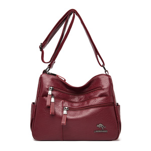 Women <b>Soft</b> <b>Leather</b> Luxury Handbag Messenger Fashion Shoulder Crossbody <b>Bag</b> Ladies Designer Classic Purse Handbag - Product Image 1