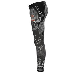 กางเกงเลกกิ้งออกกำลังกายสำหรับผู้ชาย พิมพ์ลายตามสั่ง สำหรับวิ่ง ขี่ม้า ฤดูหนาว งานเทศกาล ลายกราฟิก - Product Image 4