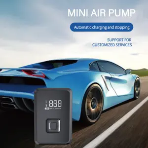 Cordless Portable Air Pump Motorcycles Digital Automatic Tire Pump Car Air Compressor For Car