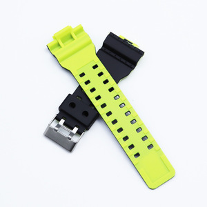 <span class=keywords><strong>Correa</strong></span> de Resina TPU Brillante de Dos Tonos de 16 mm, Diseño Deportivo Impermeable, Compatible con Relojes GA100 GA110 GD100 GD120 G8900 - Product Image 4