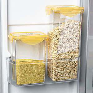 Juego de Recipientes de Plástico para Alimentos con Tapa Hermética, Organizador de <span class=keywords><strong>Cocina</strong></span>, Lonchera para Exteriores, Caja de Conservación de Alimentos - Product Image 5