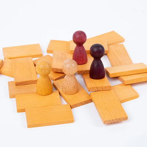 Wall Trap Me Block up the Road Madera Montessori Estrategia educativa Corredor StrategyBoard Game Boardgame Último juguete - Product Image 4