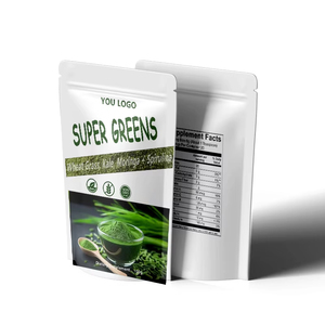 Complément Alimentaire Marque Blanche : Poudre de Super Aliments Verts, Probiotiques, Fibres et Enzymes - Poudre Super Greens - Product Image 5