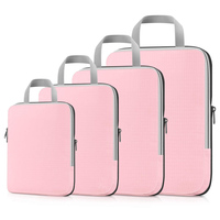 Organisateurs de bagages de voyage extensibles de luxe personnalisés cubes d'emballage à compression