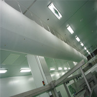 Conduit d'alimentation en air de forage laser industriel AHU Protection contre la corrosion Perméation Air purifié 10m Rectangle flexible carré pour salle de sport