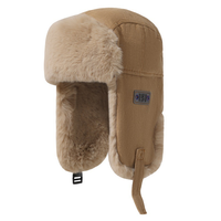 Gorro Ushanka QJ OEM Personalizado, Térmico, Cálido, de Invierno, con Peluche Grueso, Estilo Lei Feng, con Visera Ancha, Protección para las Orejas, para Ciclismo, Esquí y Actividades al Aire Libre