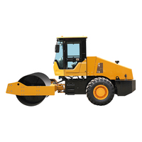 Nouvelle machine de construction routière : Compacteur routier à tambour unique de 8 tonnes, compacteur de sol à vibration hydraulique
