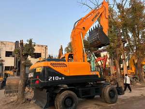 Excavadora de orugas Hyundai 210W-9 usada 20-22 toneladas excavadora de construcción hidráulica original de Corea de segunda mano para la venta - Product Image 5
