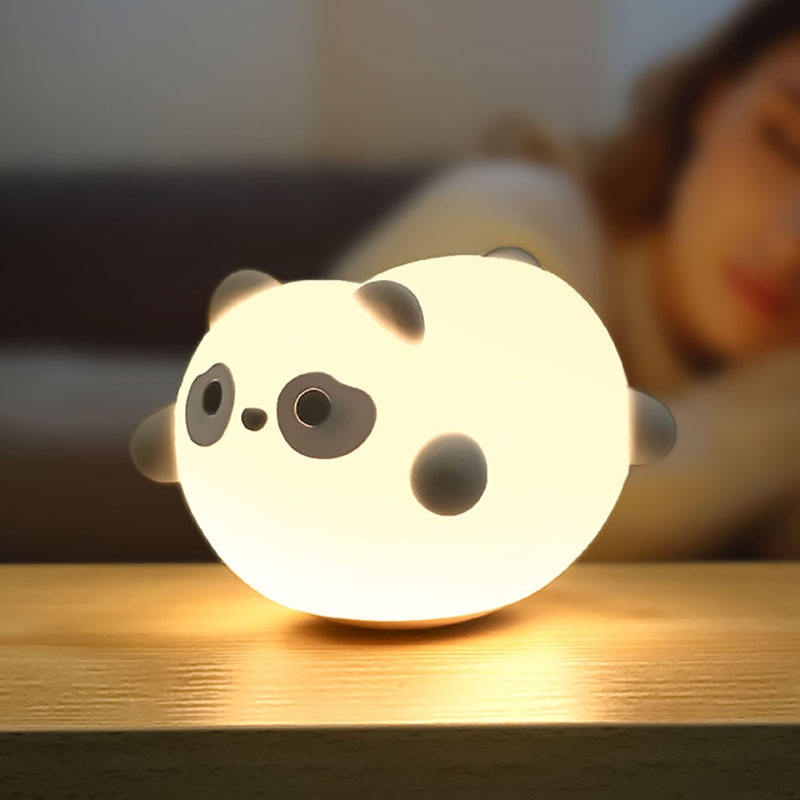 Factory Mini USB Rechargeable Cartoon Lighting Bed Lamp Silicone Light Led Night Lights Cute Sheep Panda